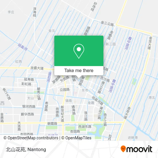 北山花苑 map
