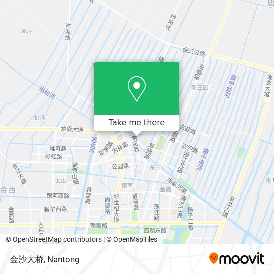 金沙大桥 map