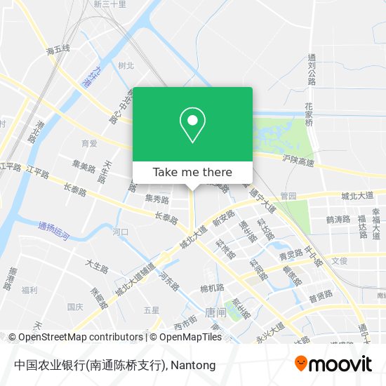 中国农业银行(南通陈桥支行) map