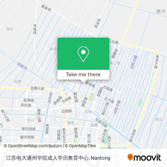 江苏电大通州学院成人学历教育中心 map