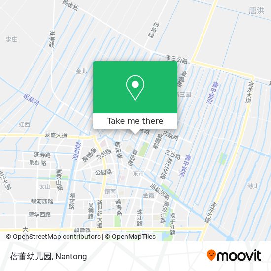 蓓蕾幼儿园 map