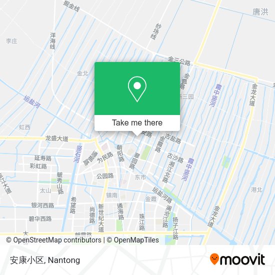 安康小区 map