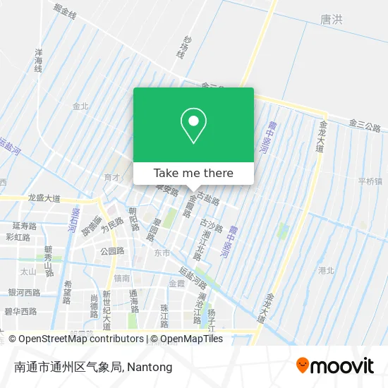 南通市通州区气象局 map
