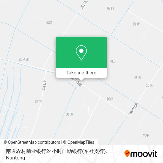 南通农村商业银行24小时自助银行(东社支行) map