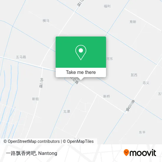 一路飘香烤吧 map
