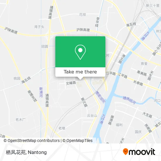 栖凤花苑 map