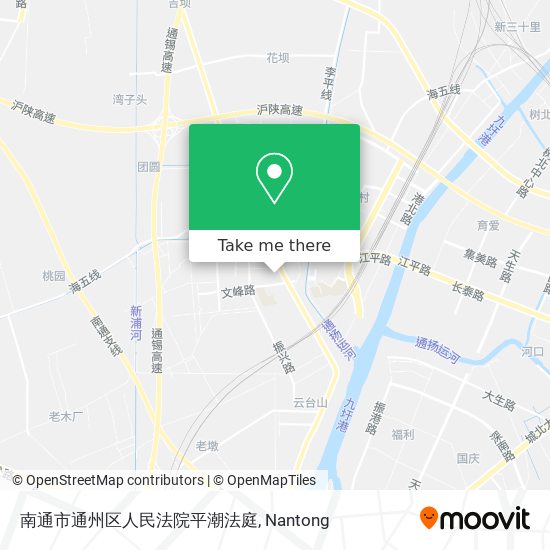 南通市通州区人民法院平潮法庭 map