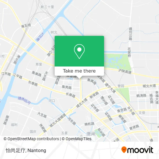 怡尚足疗 map