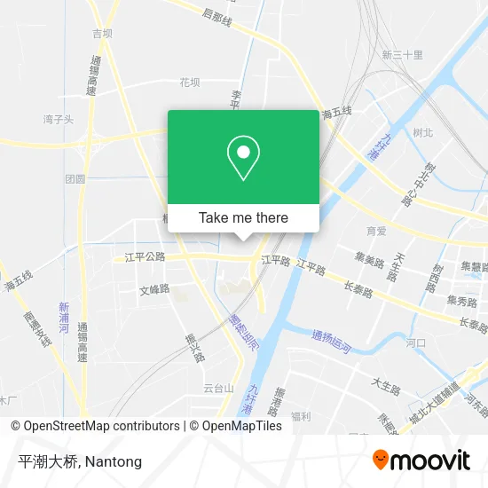 平潮大桥 map