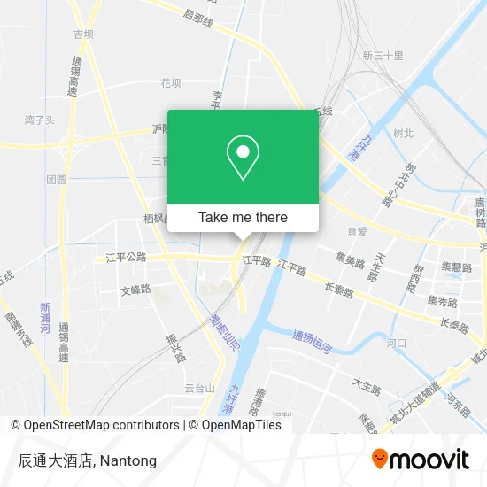辰通大酒店 map