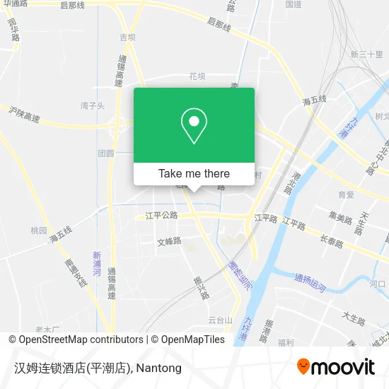 汉姆连锁酒店(平潮店) map