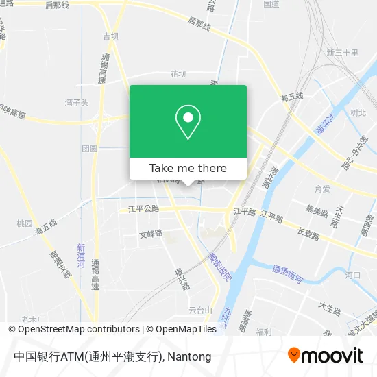 中国银行ATM(通州平潮支行) map