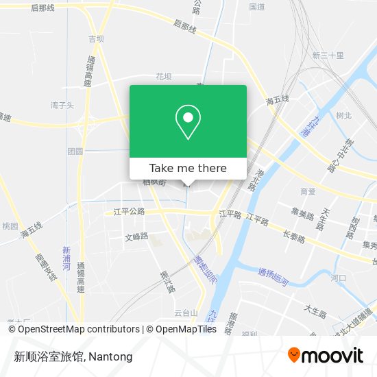 新顺浴室旅馆 map