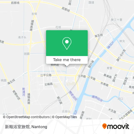 新顺浴室旅馆 map