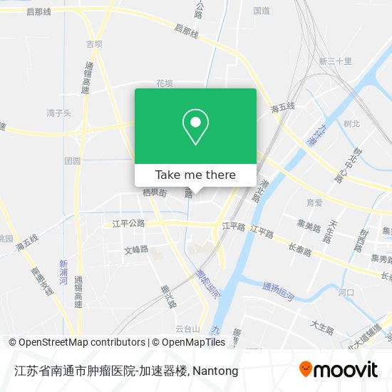 江苏省南通市肿瘤医院-加速器楼 map