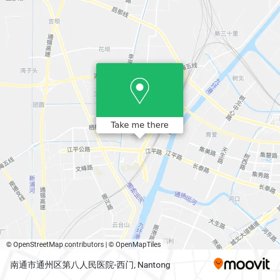 南通市通州区第八人民医院-西门 map