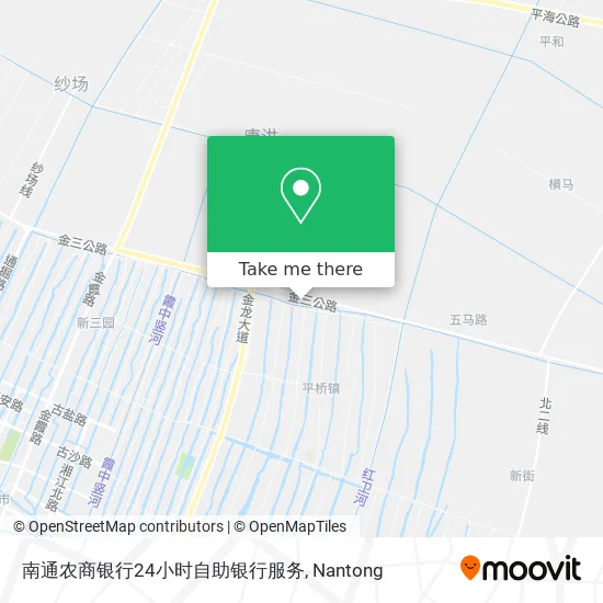 南通农商银行24小时自助银行服务 map