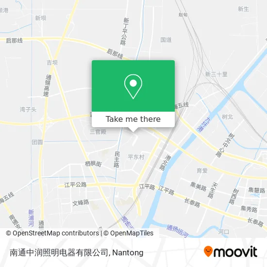 南通中润照明电器有限公司 map
