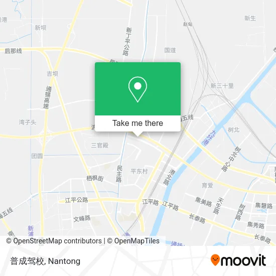 普成驾校 map