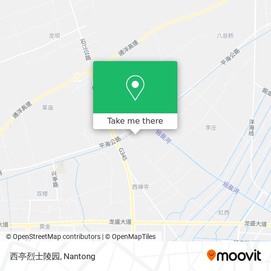 西亭烈士陵园 map