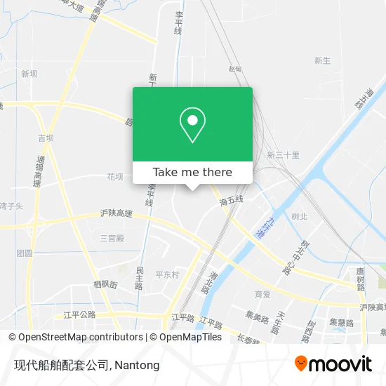 现代船舶配套公司 map