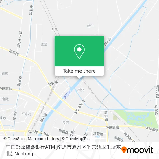 中国邮政储蓄银行ATM(南通市通州区平东镇卫生所东北) map