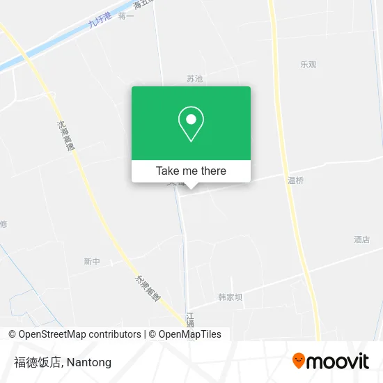 福德饭店 map
