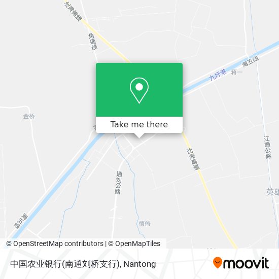 中国农业银行(南通刘桥支行) map