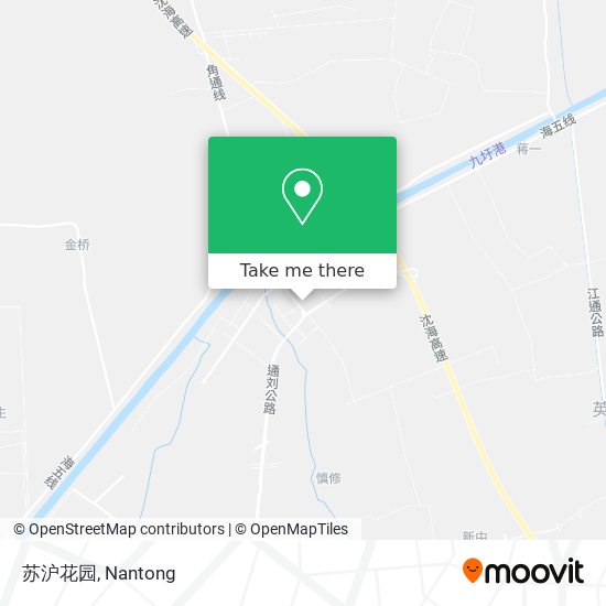 苏沪花园 map