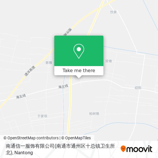 南通信一服饰有限公司(南通市通州区十总镇卫生所北) map