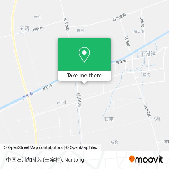 中国石油加油站(三窑村) map