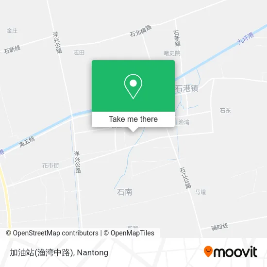 加油站(渔湾中路) map