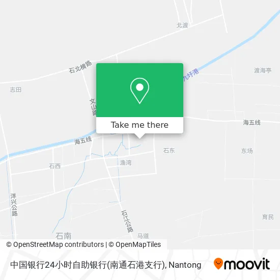 中国银行24小时自助银行(南通石港支行) map