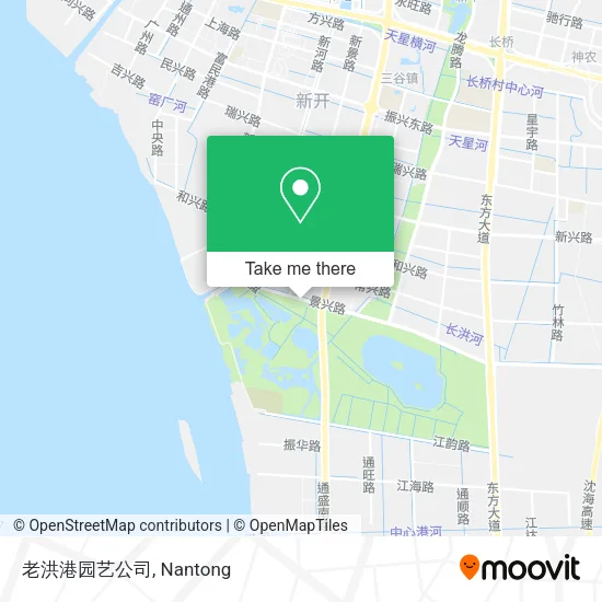 老洪港园艺公司 map