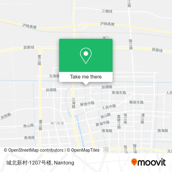 城北新村-1207号楼 map