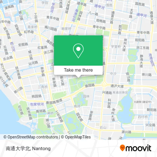 南通大学北 map
