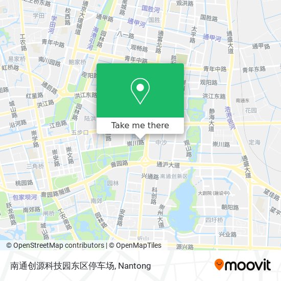 南通创源科技园东区停车场 map