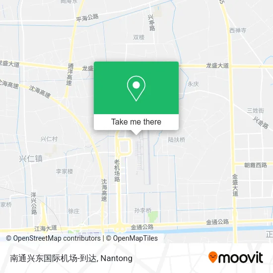 南通兴东国际机场-到达 map