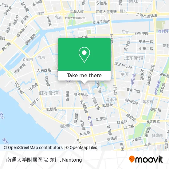南通大学附属医院-东门 map