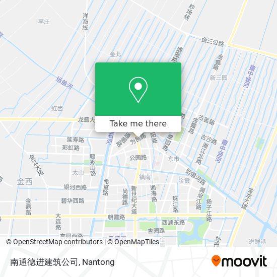南通德进建筑公司 map