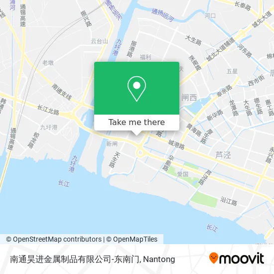 南通昊进金属制品有限公司-东南门 map