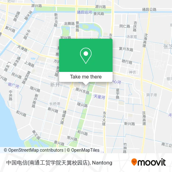 中国电信(南通工贸学院天翼校园店) map