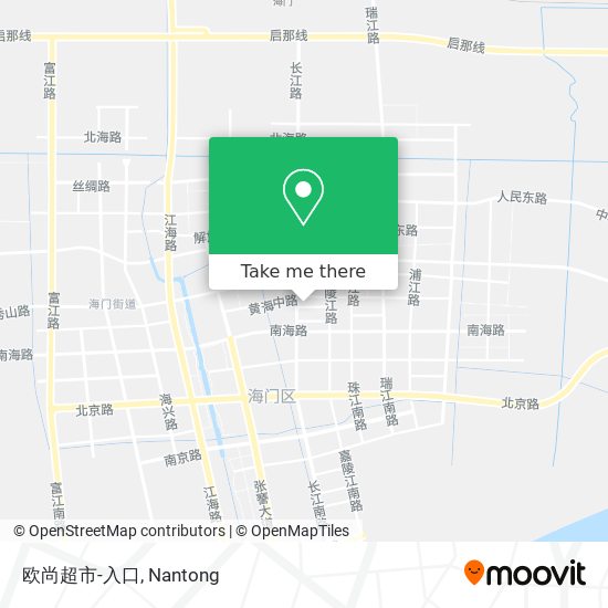 欧尚超市-入口 map