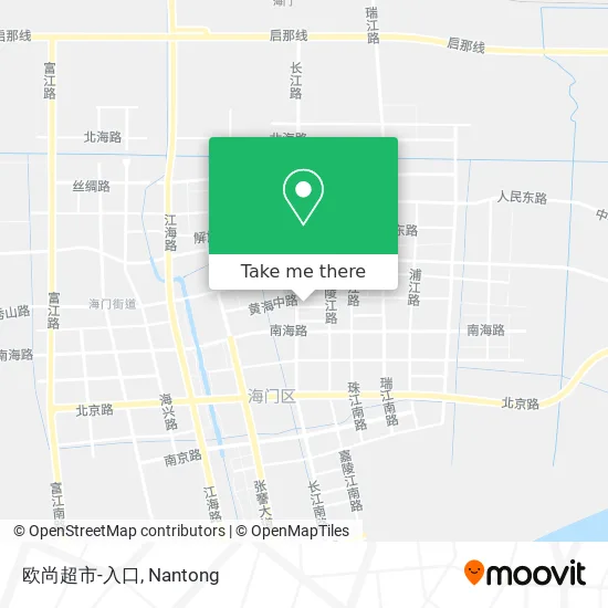 欧尚超市-入口 map