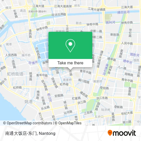 南通大饭店-东门 map