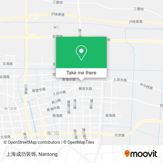 上海成功装饰 map