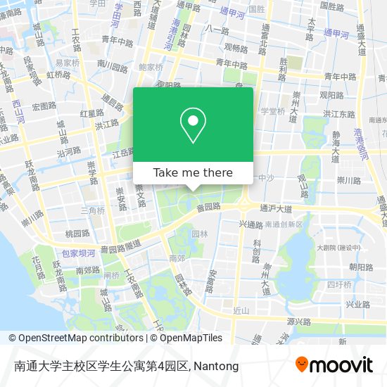 南通大学主校区学生公寓第4园区 map