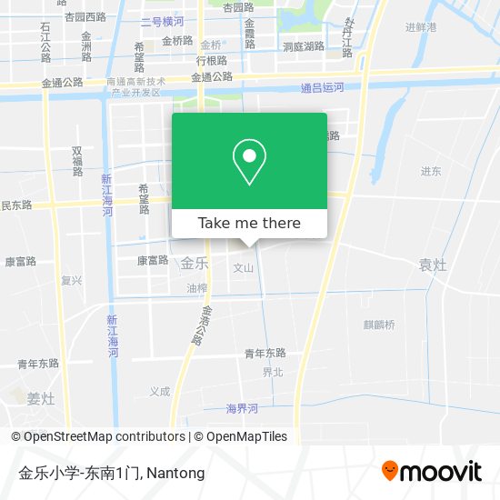 金乐小学-东南1门 map