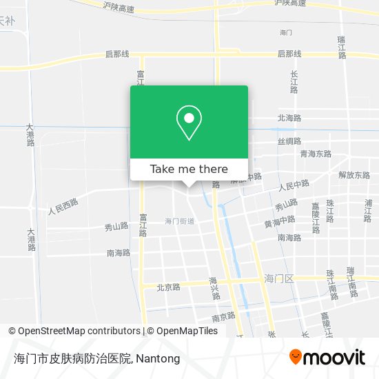 海门市皮肤病防治医院 map