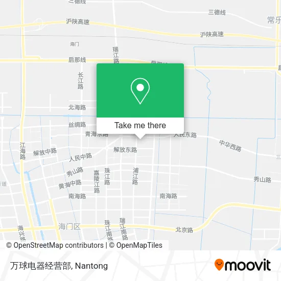 万球电器经营部 map
